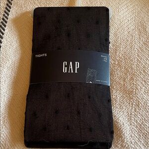 GAP Black Swiss Dot thighs